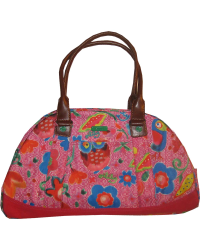 OILILY Bowling Bag FUNKY FLOWERS pink