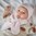 Maximo Baby Mädchen Mütze mit Öhrchen Baumwollfleece GOTS