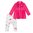 Catimini Baby Mädchen Graphic Floral 2-Teiler Shirt und Hose