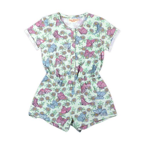 Paper Wings Mädchen Jumpsuit Butterfly Daisies