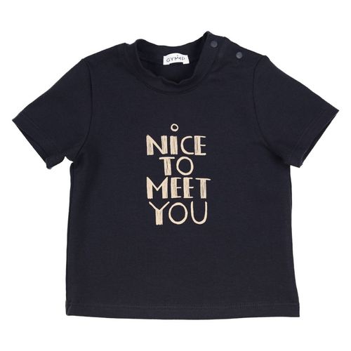 Gymp Baby Jungen T-Shirt NICE TO MEET YOU