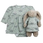 Hust and Claire Baby Mädchen Kleid mit Puppenkleid Kanita GOTS
