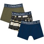 Vingino Boys 3-er Pack Boxershorts Bold Logo B-221-1