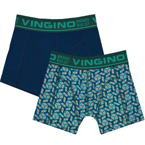 Vingino Boys 2-er Pack Shorts Aqua