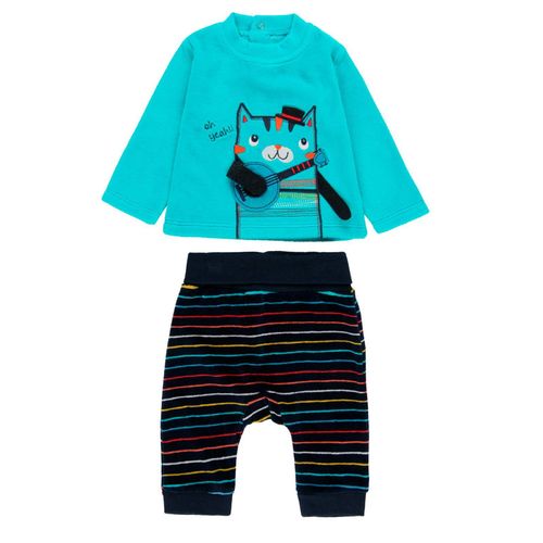 Boboli Baby Jungen Animals Melody Nicki Hose und Sweat-Shirt