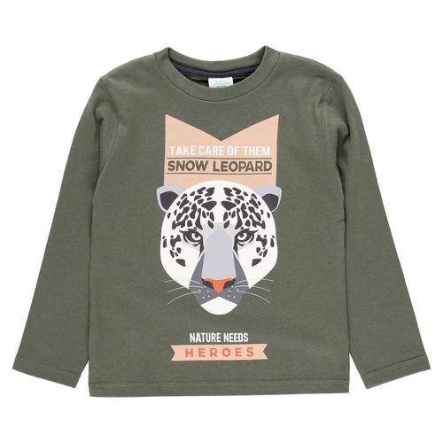 Boboli Jungen Essential Shirt Snow Leopard